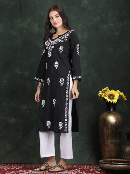 Hand Embroidery lucknow chikankari kurti