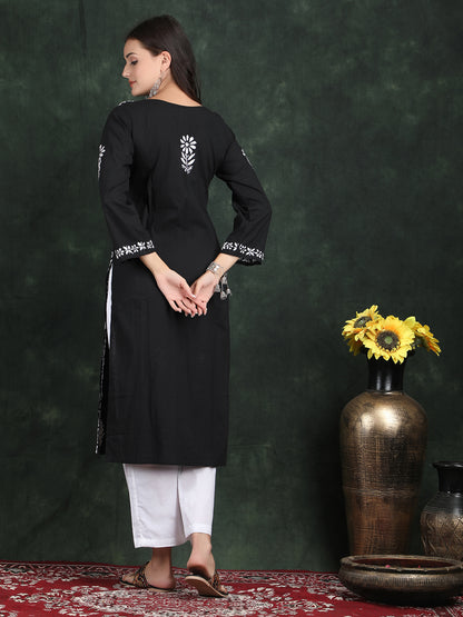 Hand Embroidery lucknow chikankari kurti