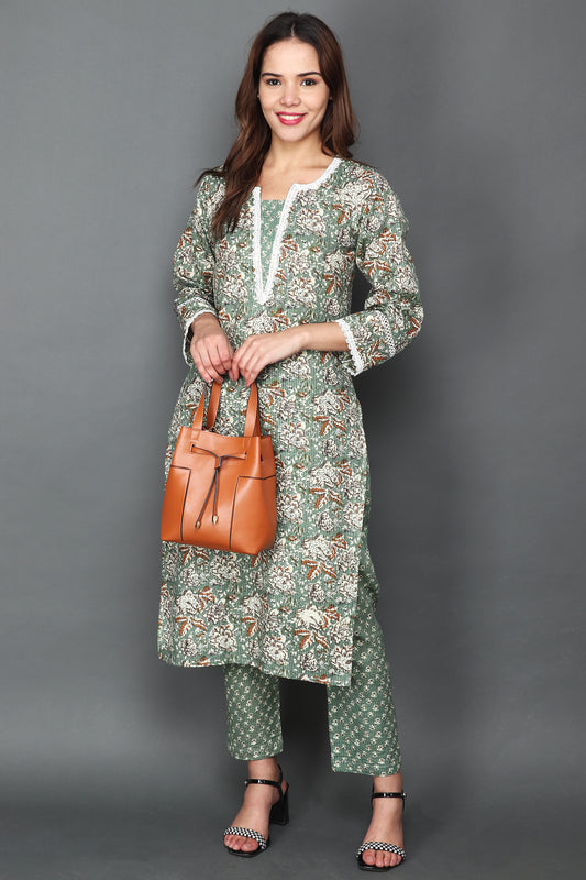 women kurti suit set , two piece set from l;abel preesha